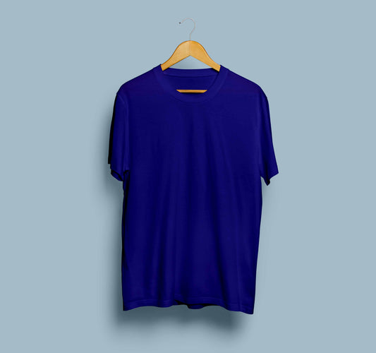 ROYAL BLUE-SOLID T SHIRT